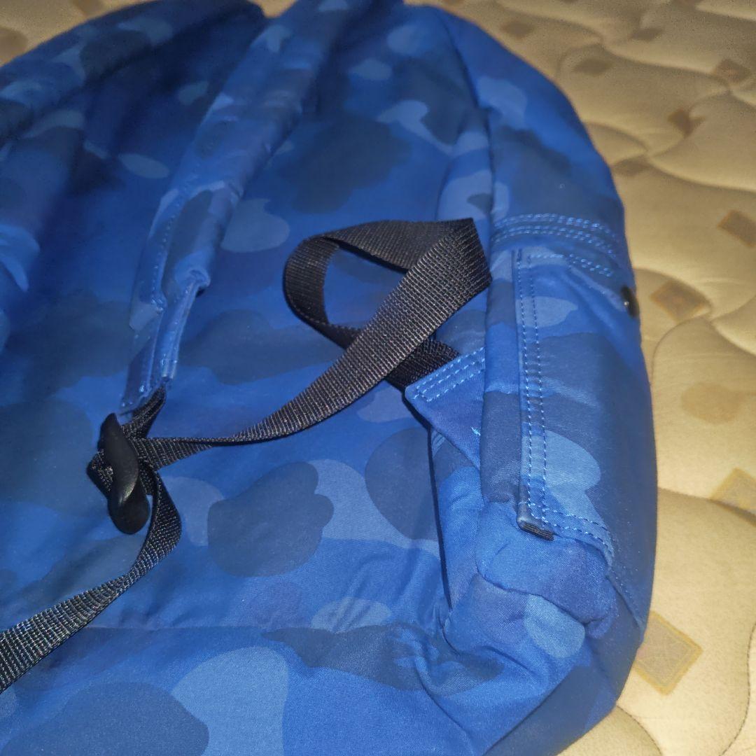 アベイシングエイプ×PORTER 青 迷彩 リュック