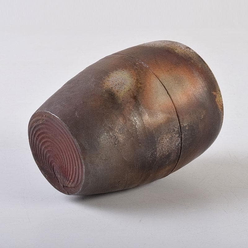 茶道具 備前焼 木村陶峰造 茶入 仕覆付 共箱 V 8750 - メルカリ