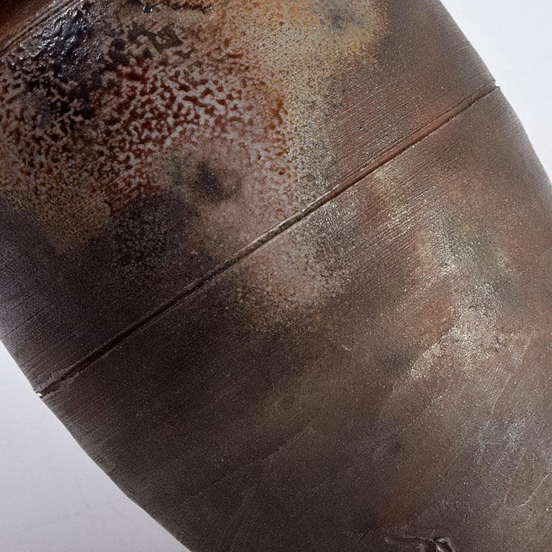 茶道具 備前焼 木村陶峰造 茶入 仕覆付 共箱 V 8750 - メルカリ