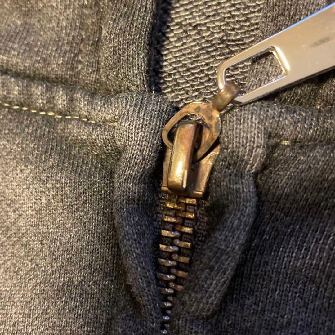 トップス 9090 motion king logo pigment zip hoodie