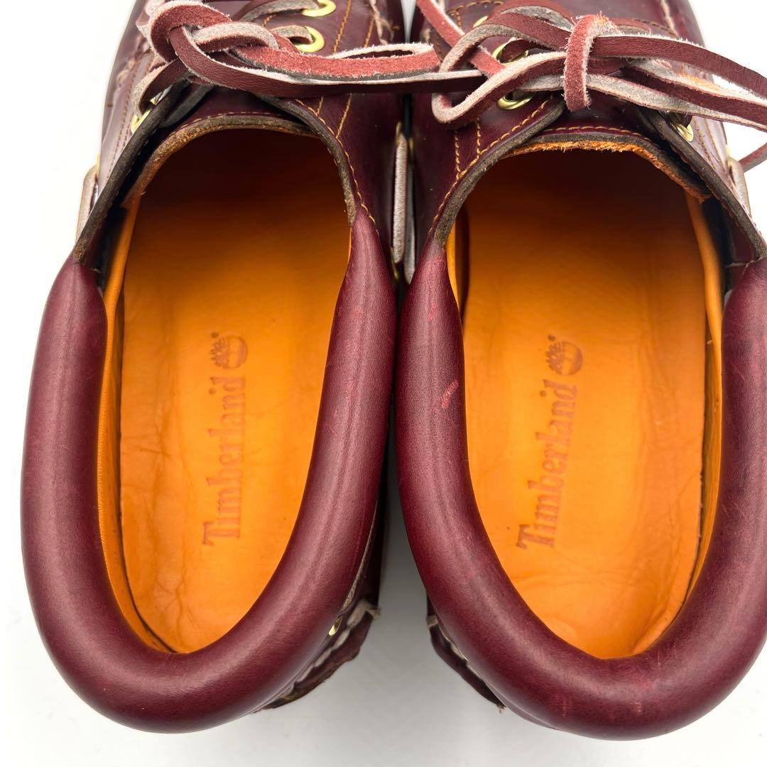 【美品】Timberland 3eye classic lug Burgundy