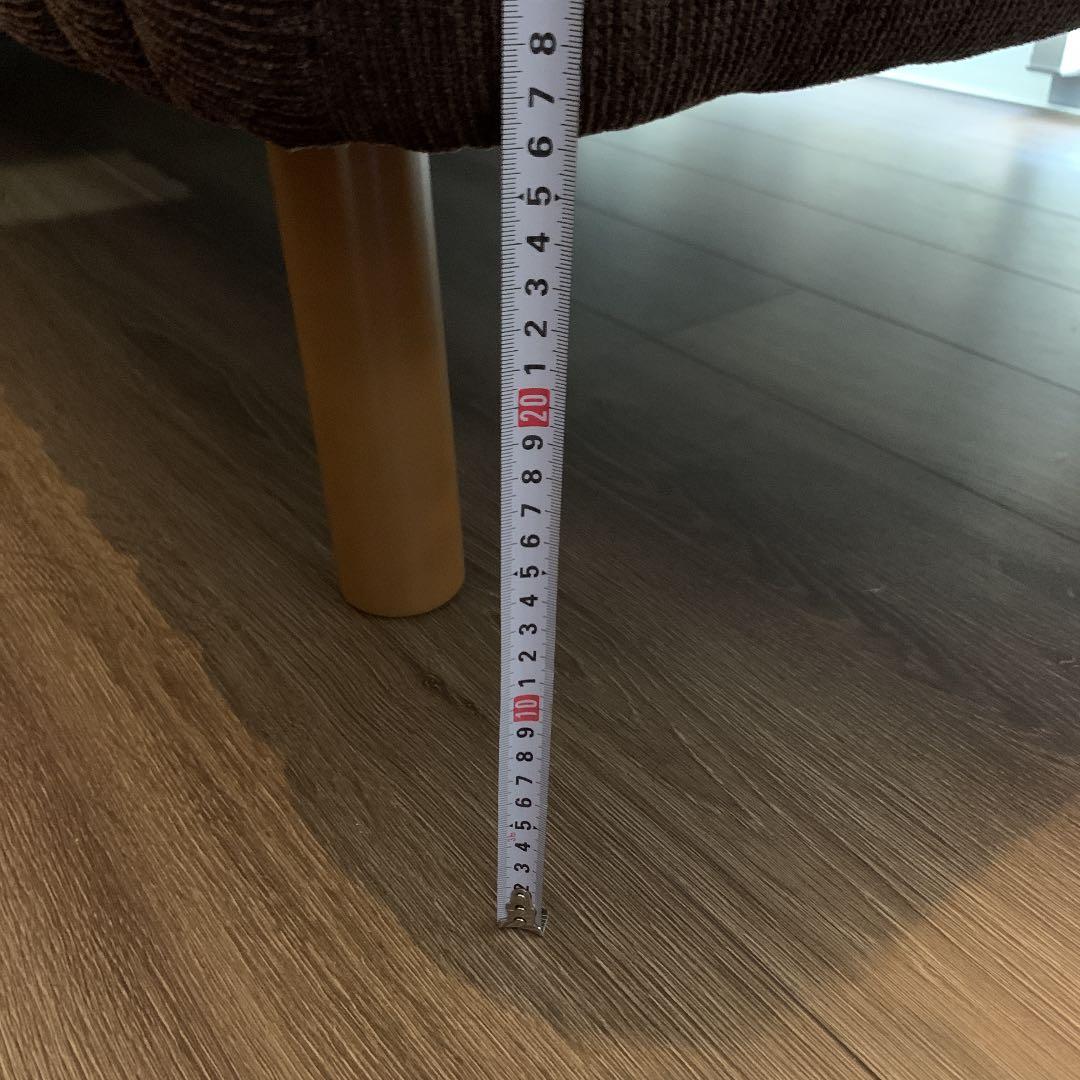 フランスベット シングル 脚付きマットレス ブラウン