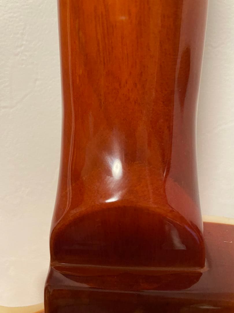 中華製レスポールオレンジ 控え目な虎杢 ロゴはUSメーカーのものに見え