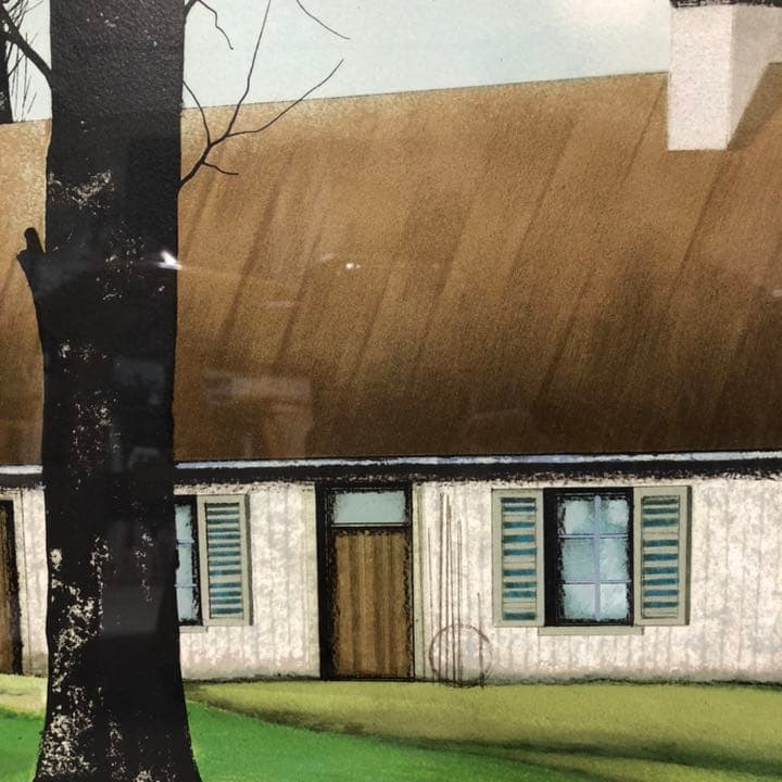 ジャック・デペルト　リトグラフ　大型風景画