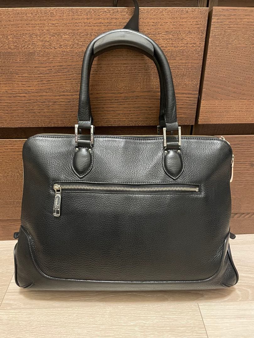 ペッレモルビダ Maiden Voyage シュリンクレザー ビジネスバッグ 黒