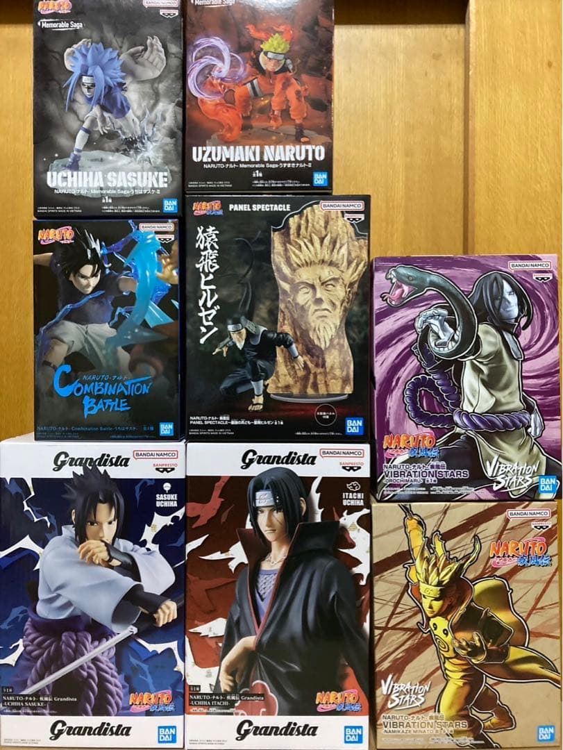 NARUTO-ナルト- プライズフィギュアまとめ売り 8種詰め合わせセット