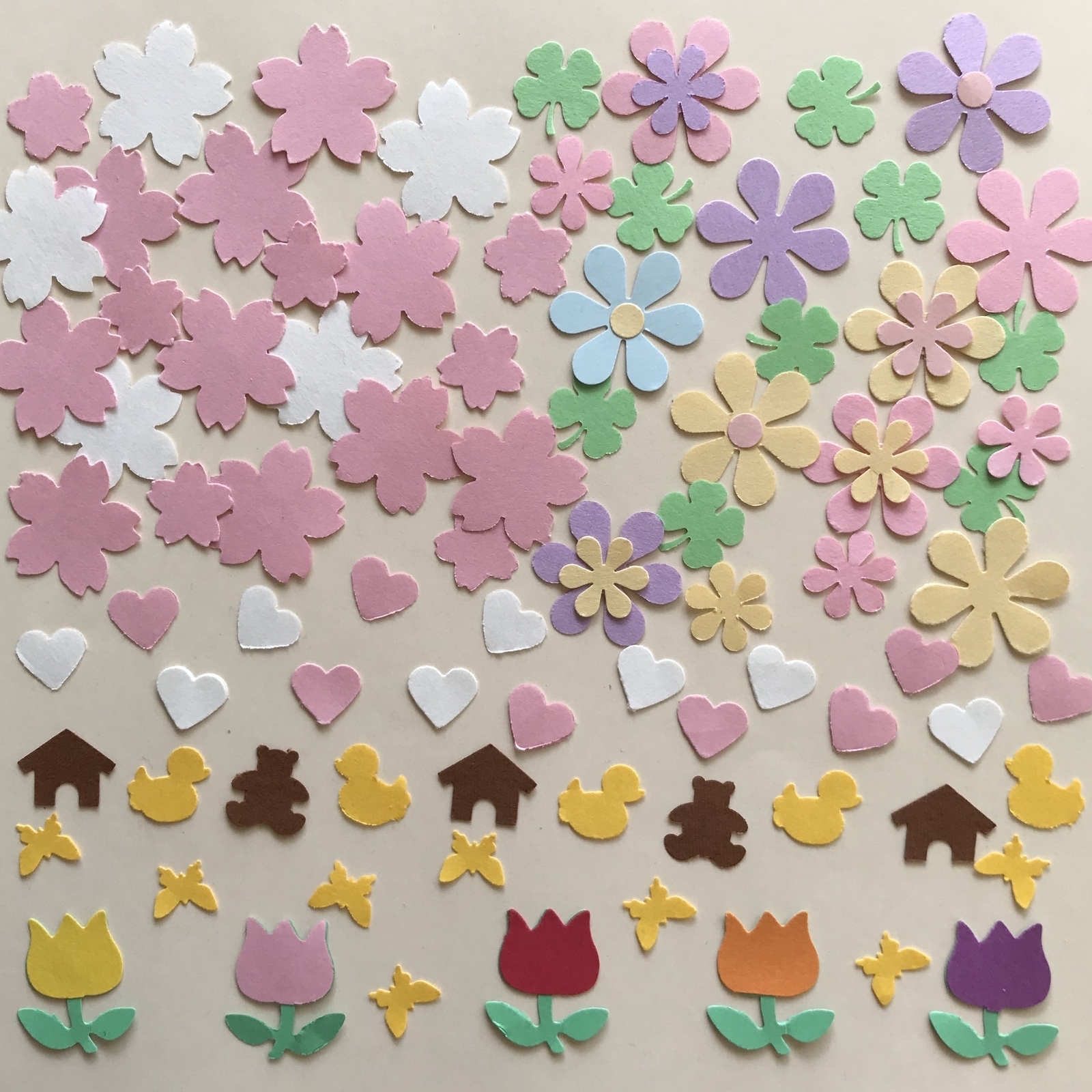 春☆クラフトパンチ☆アルバム素材・飾り作製キット 保育園 - BEAR