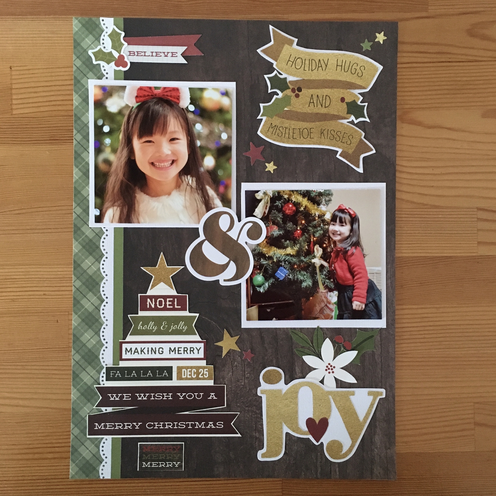 スクラップブッキング A4サイズ 完成品 ＆ JOY - ENJOYSBTIME'S