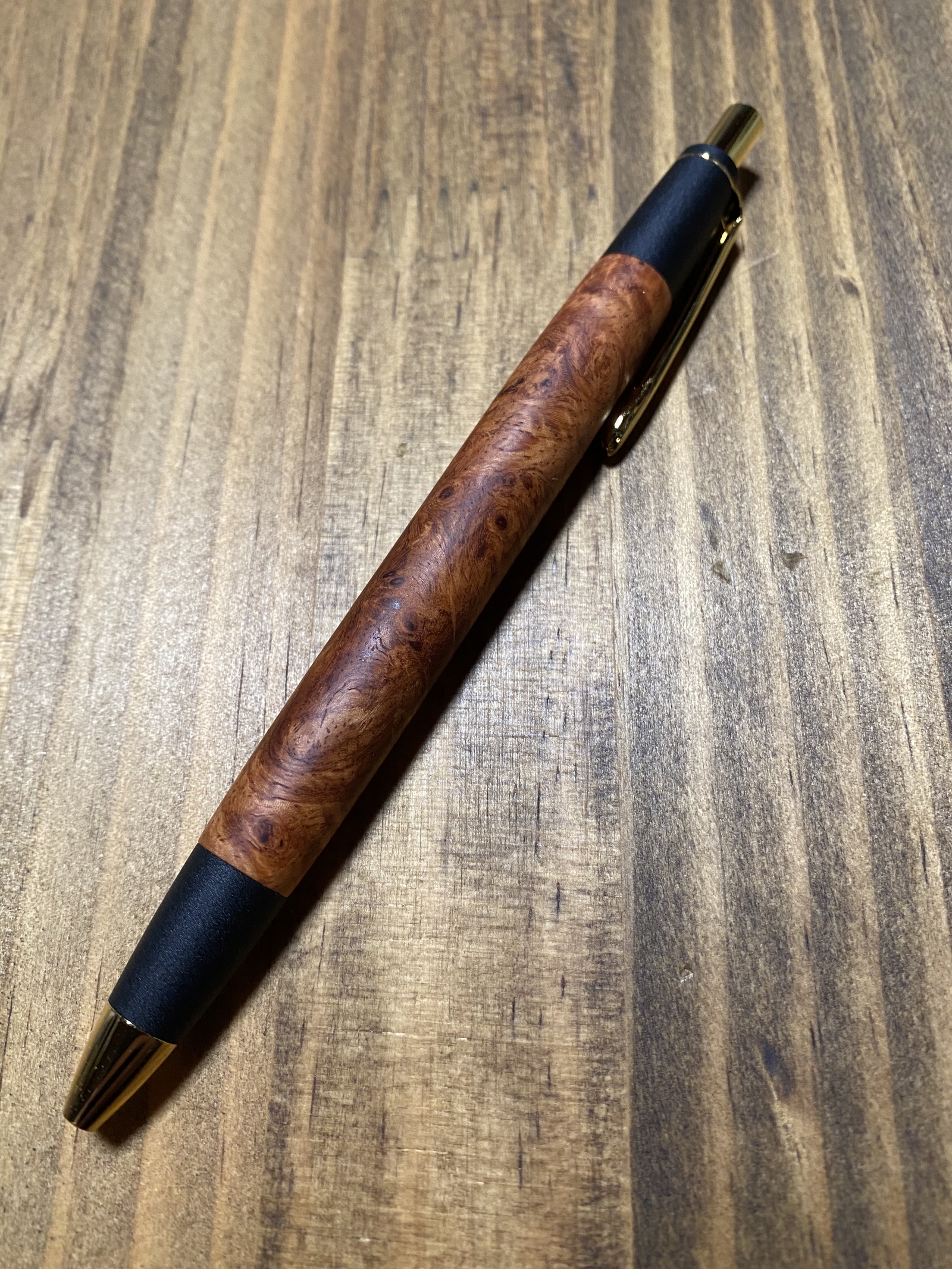 ボナンペン シャーペン 本花梨瘤