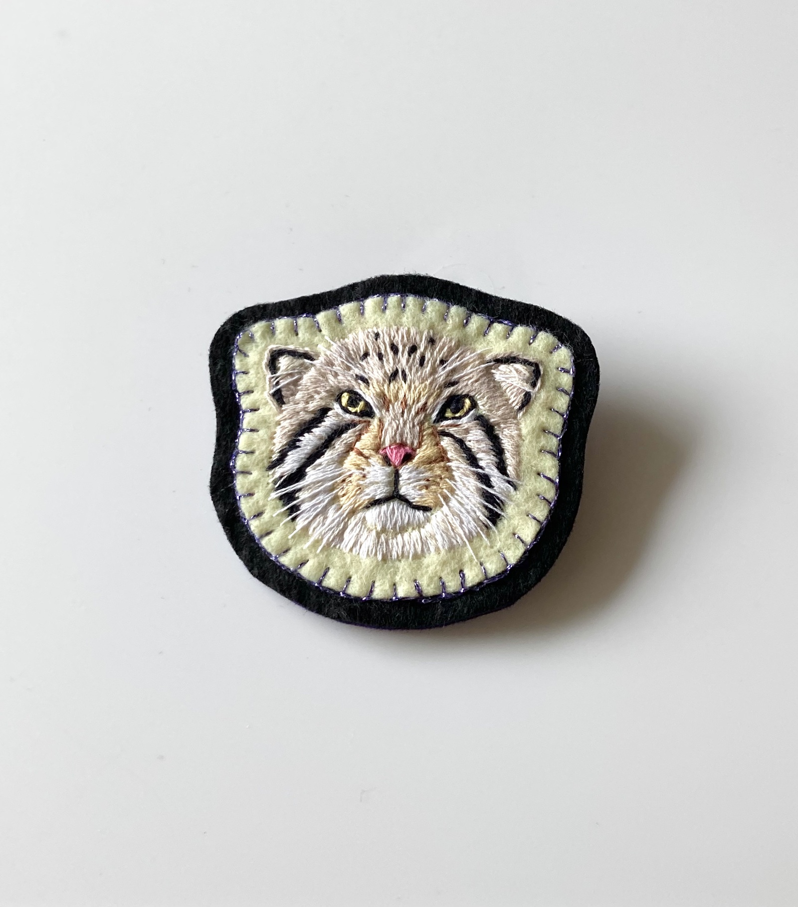 50's アールデコ 猫ちゃん ブローチ