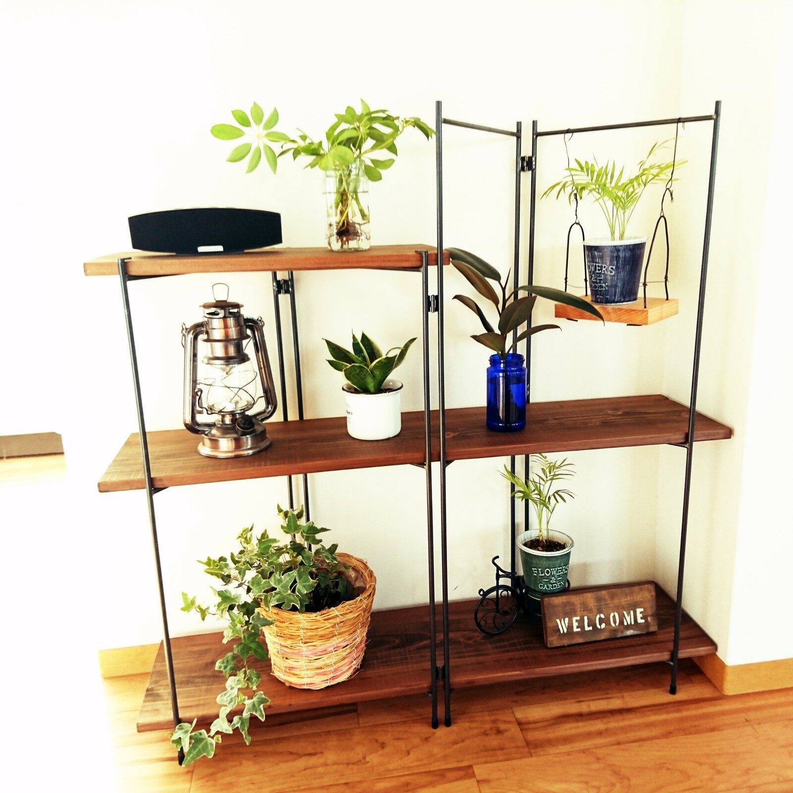 アイアンスタンド アイアンラック 差し込みタイプ 分割 キャンプ