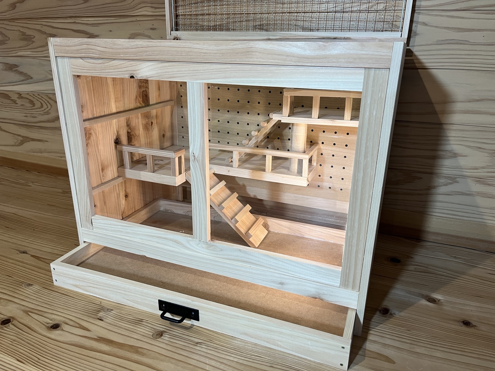 ケージ 木製 ハンドメイド 爬虫類 小動物 DIY - 木工房 NA WoodWorks