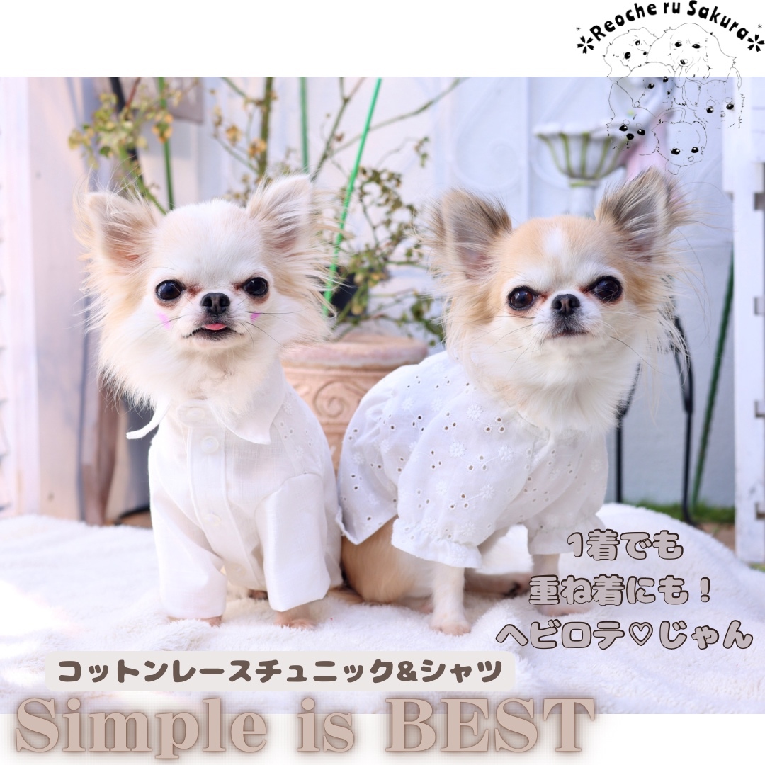 ギンガムチュニックギンガムワンピース♡オーダー受付中♡犬服ハンドメイド