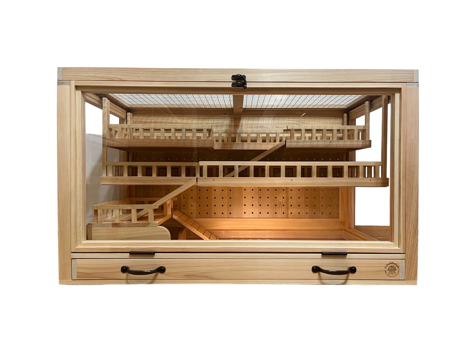 木製ケージ 内装付ケージ 木製 ハンドメイド 爬虫類 小動物 DIY - 木工