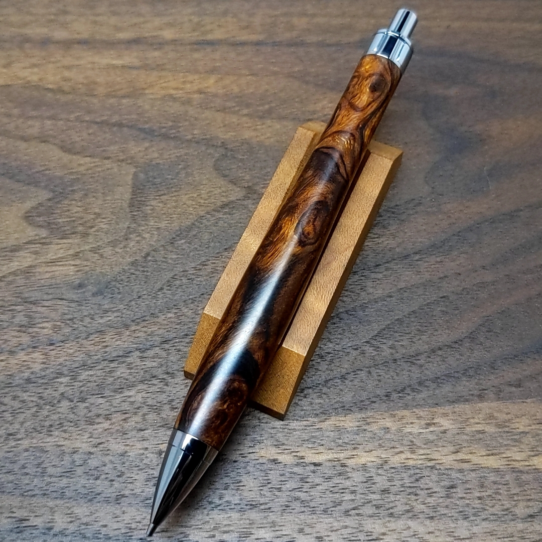 新作】デザートアイアンウッド瘤杢 シャープペンシル No.307 - 工房
