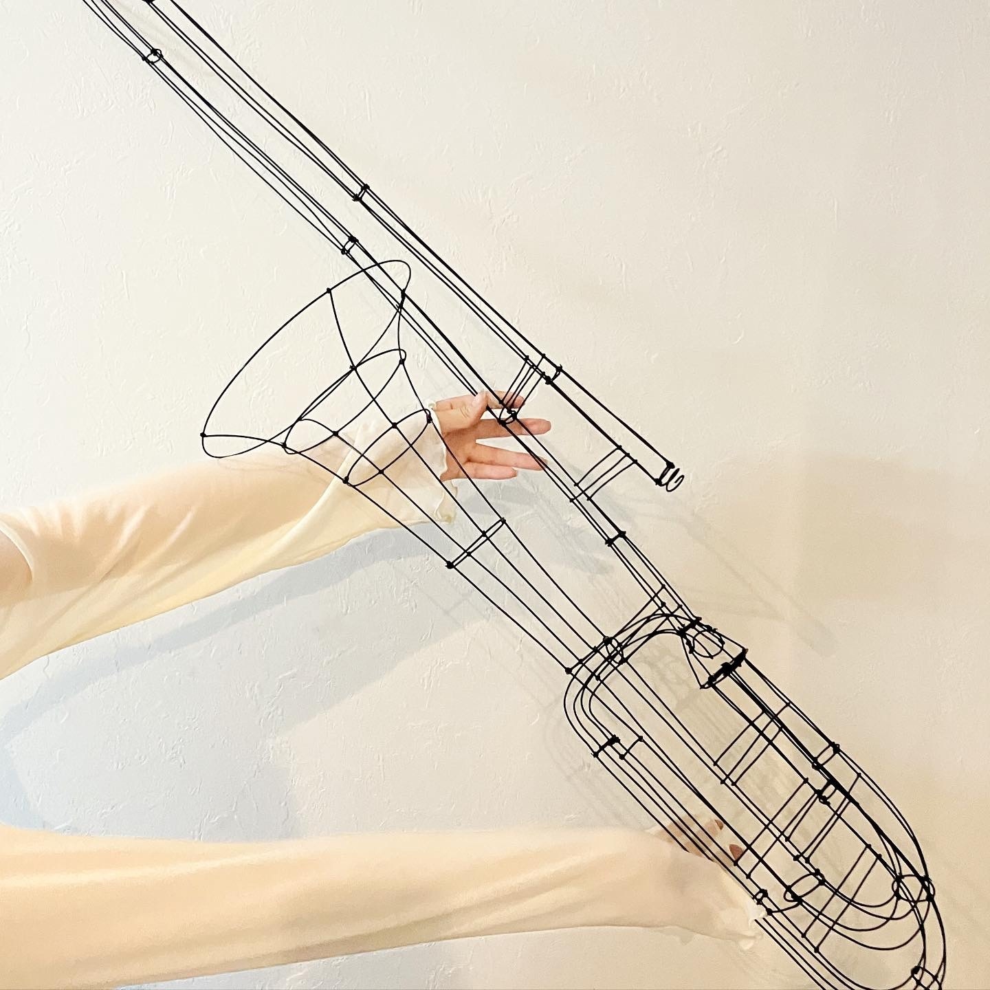 ワイヤーアートトロンボーン - wire art-f.k-GALLERY | minne byGMO