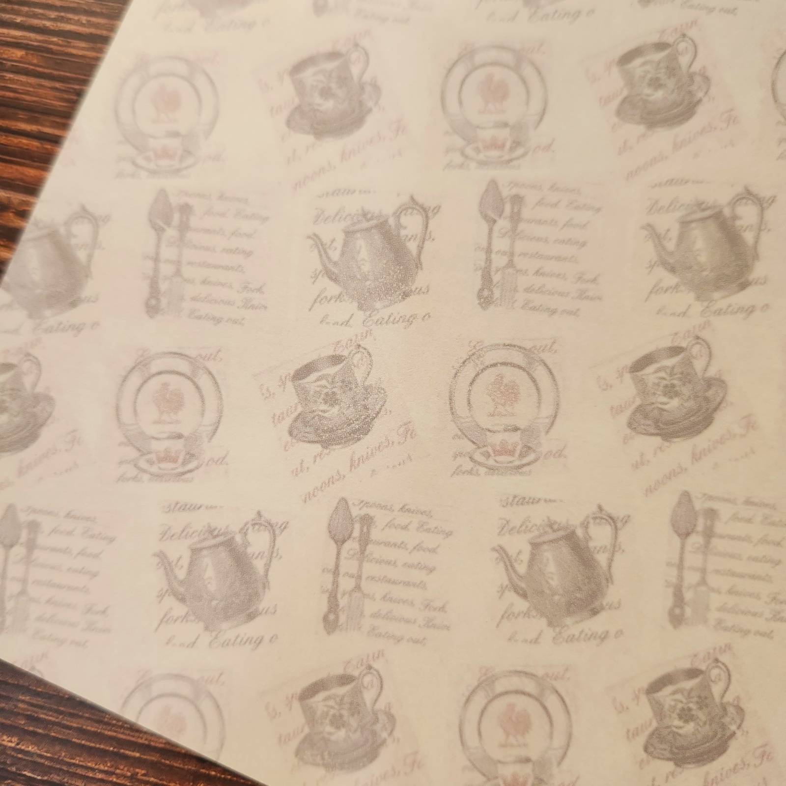 デザインペーパー tea time - ギャラリーすくすく | minne byGMOペパボ