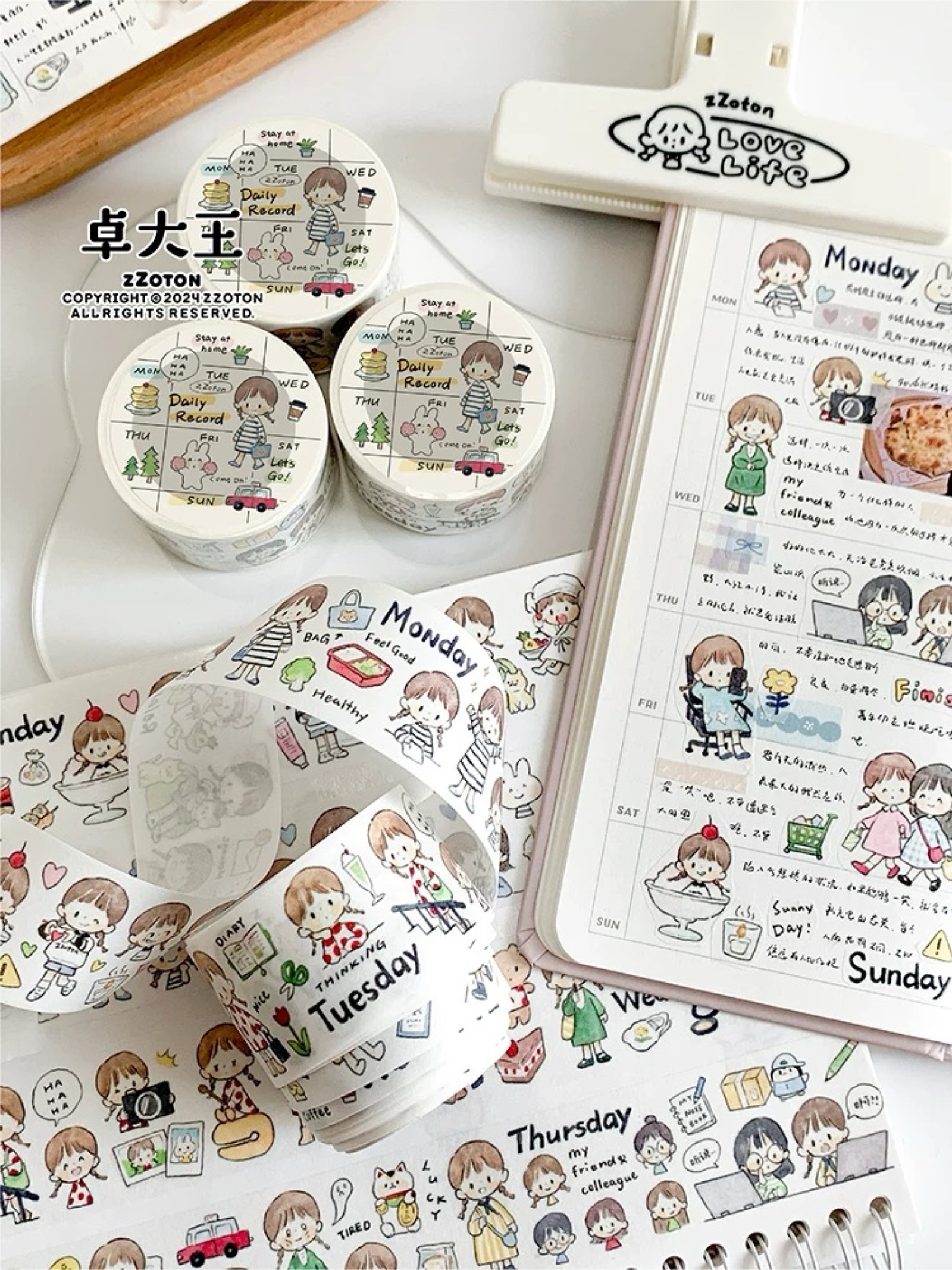 予約販売】 molintaロールシール Life snap - 0001MIMI'S GALLERY