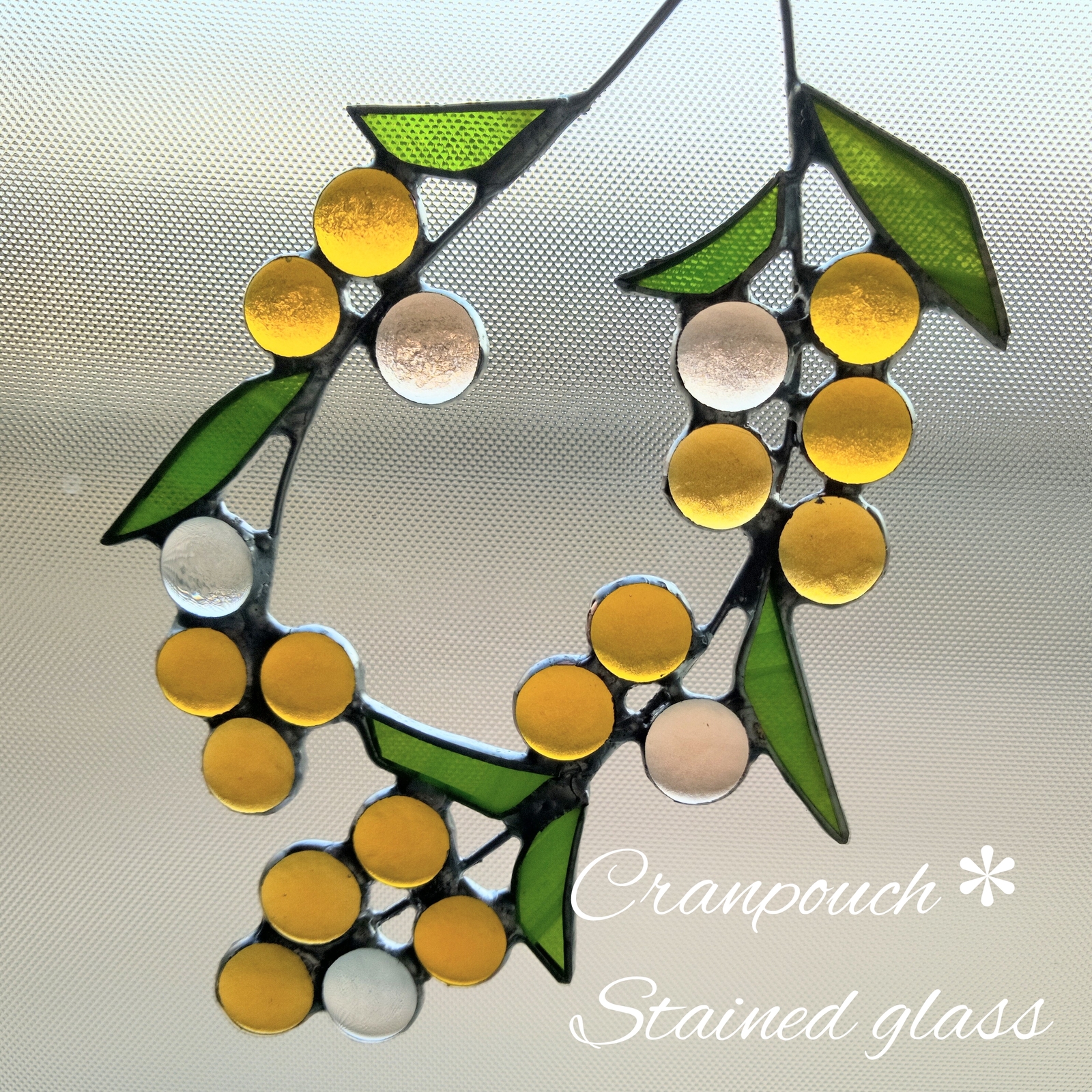 ミモザ 【ステンドグラス】ガラス - くらんぽーち | minne byGMOペパボ