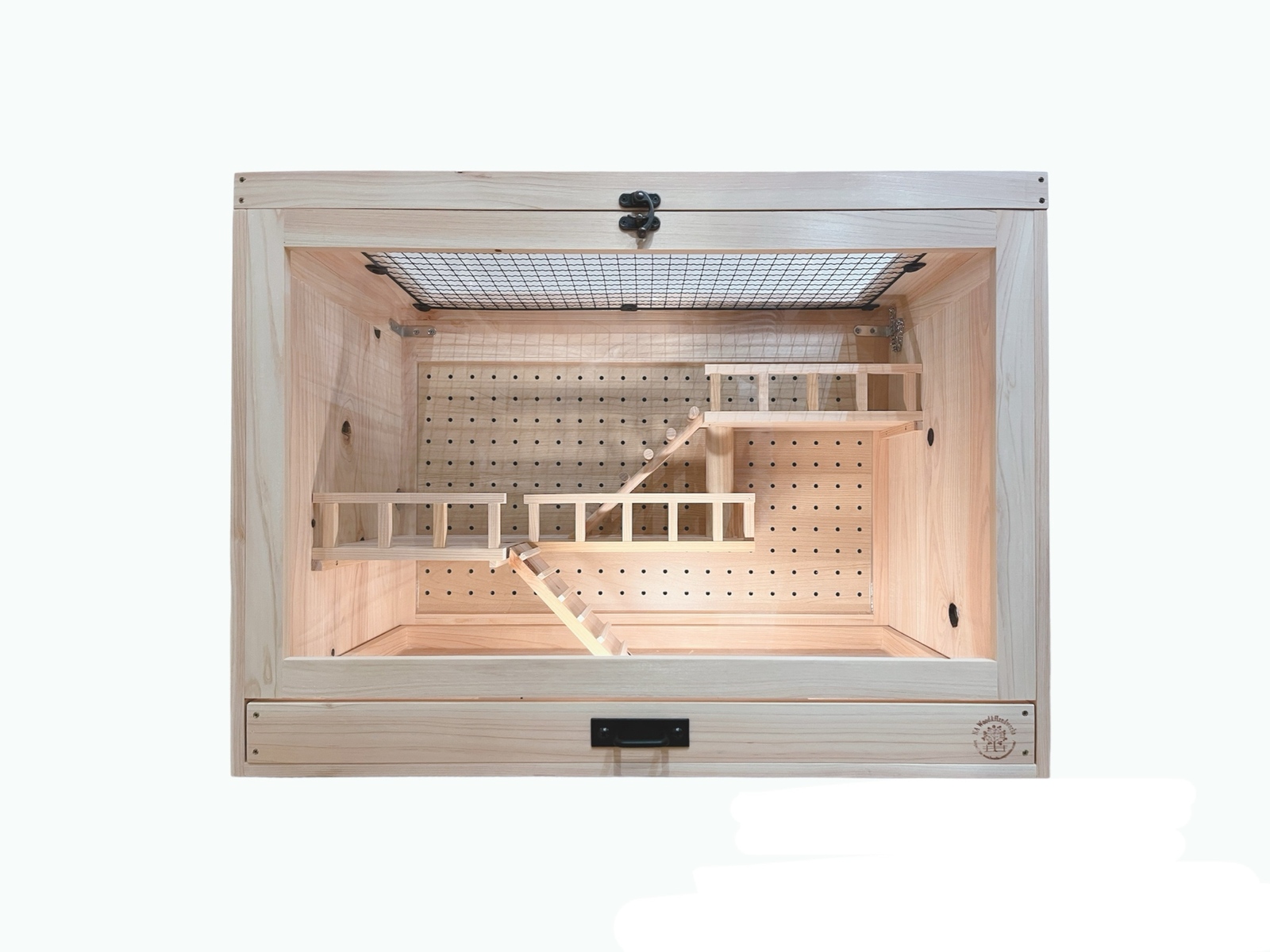 ケージ 木製 ハンドメイド 爬虫類 小動物 DIY - 木工房 NA WoodWorks