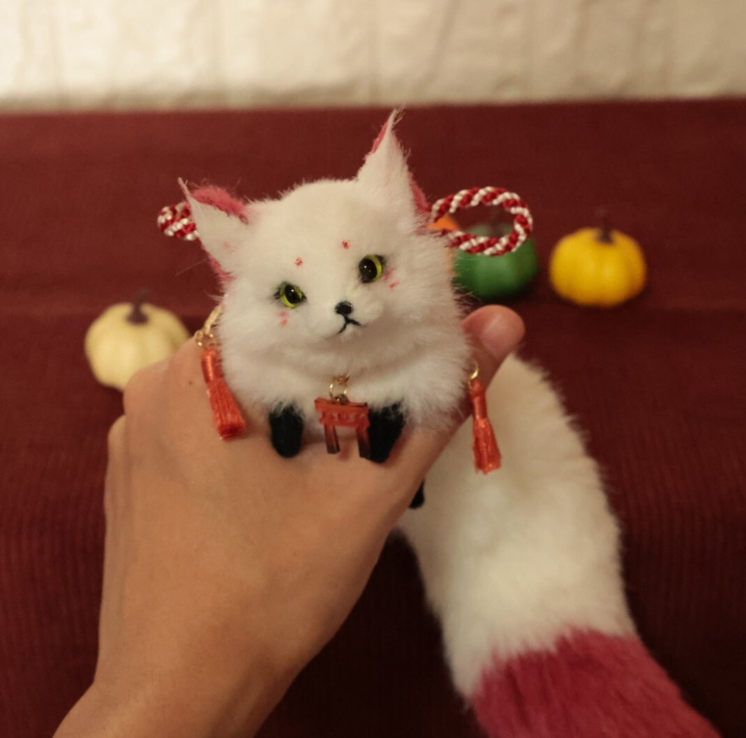 最終値下げ!!✨【人気の海外作家】アートドール キツネ ハンドメイド