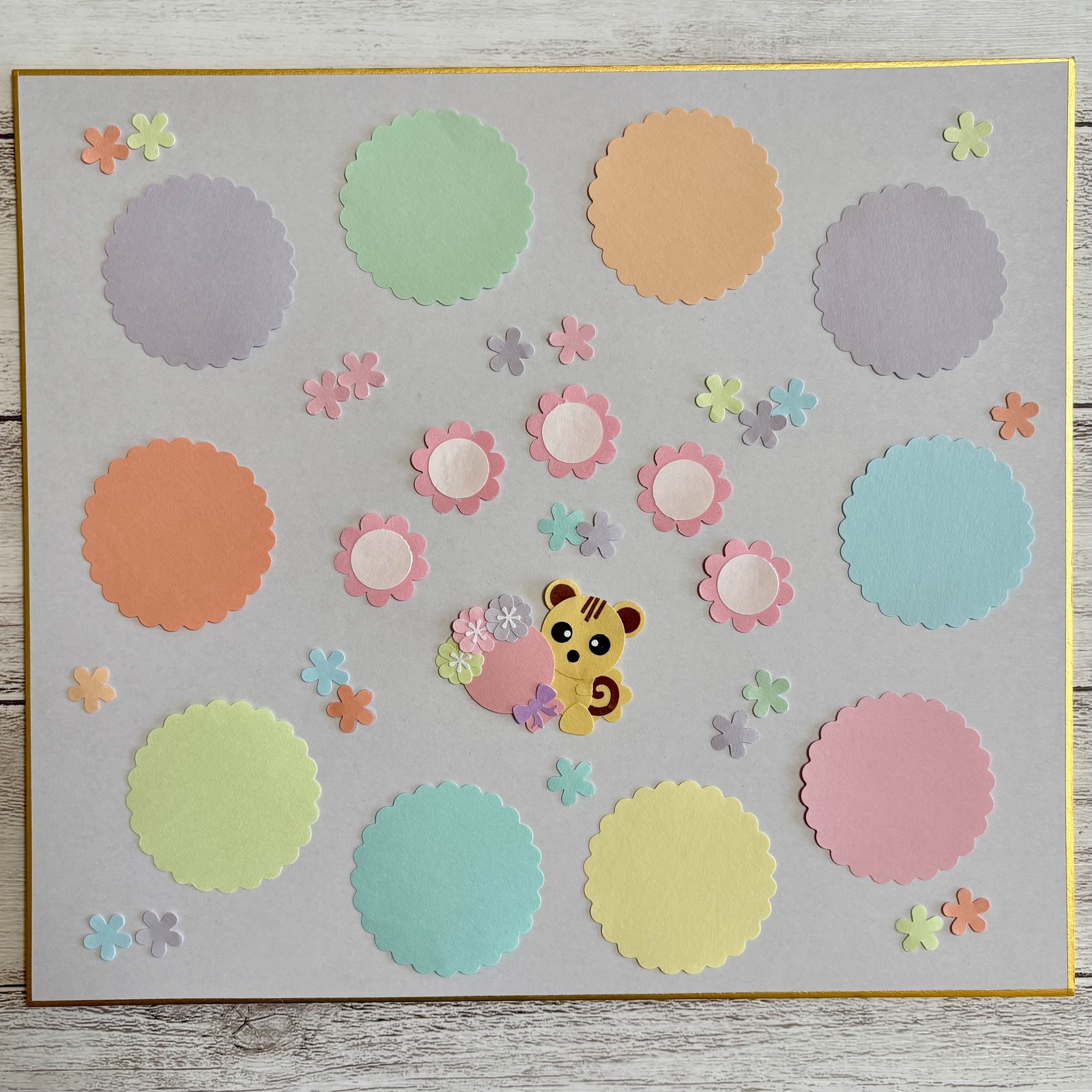 パステルフラワーNo.2 ☆クラフトパンチ 花 - BEAR | minne byGMO