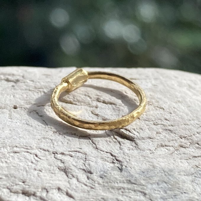 K24 Pure Gold Ring◇純金の指輪/リング3（1mm幅） - Sae+Sumi Koru