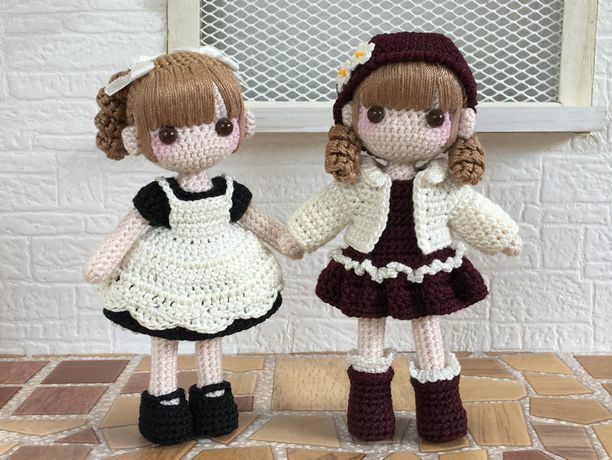 kindlyshipさまオーダー品（あみぐるみ着せ替え人形）m19