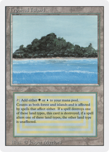 Tropical Island • Revised Edition (Foreign Black Border) #288
