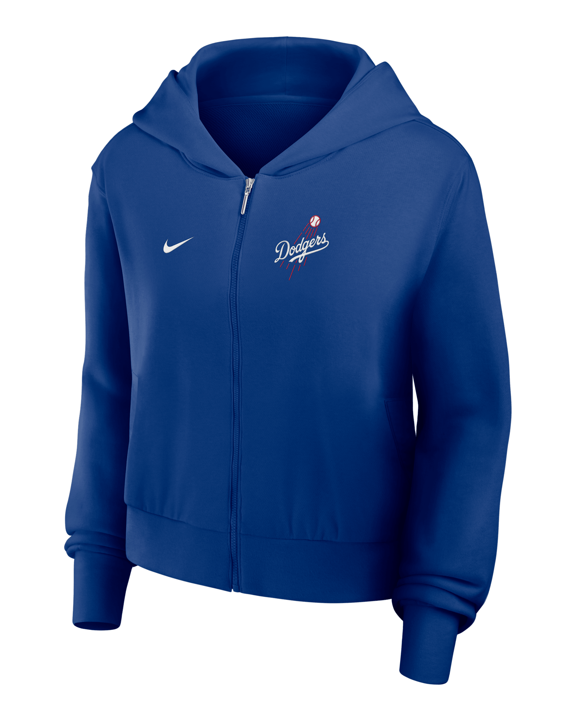 Los Angeles Dodgers Women's Nike MLB Full-Zip Hoodie. Nike.com