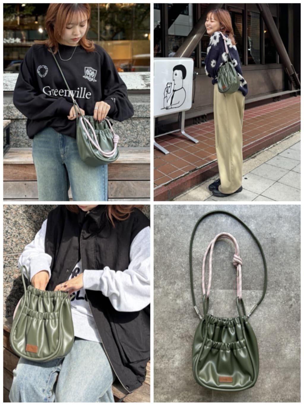 FUKA's企画】PUパラコードギャザーミニショルダーバッグはこちらから