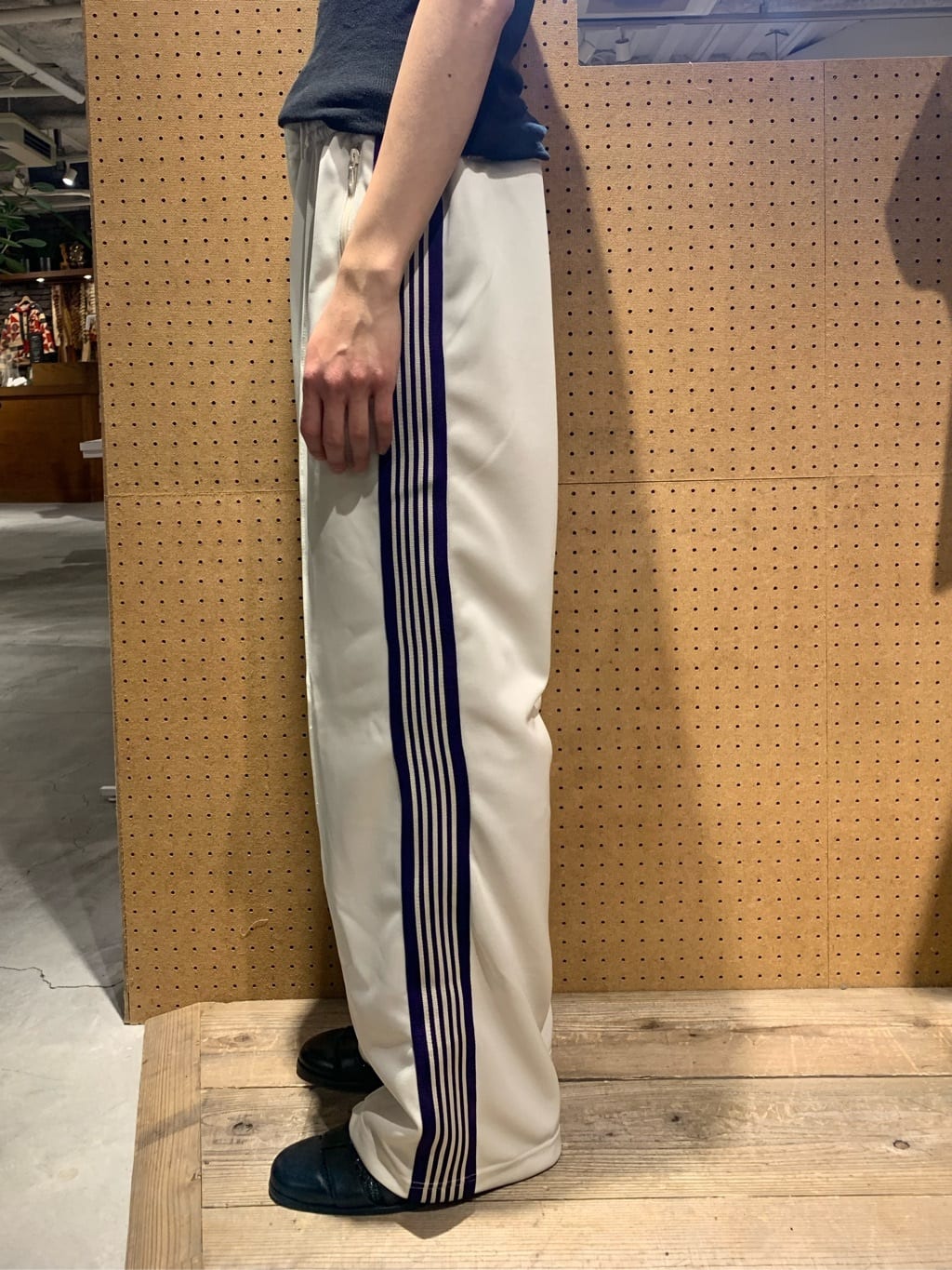 ペ*コ様 Needles サイドストライプパンツ Sサイズ ブラウン Needles