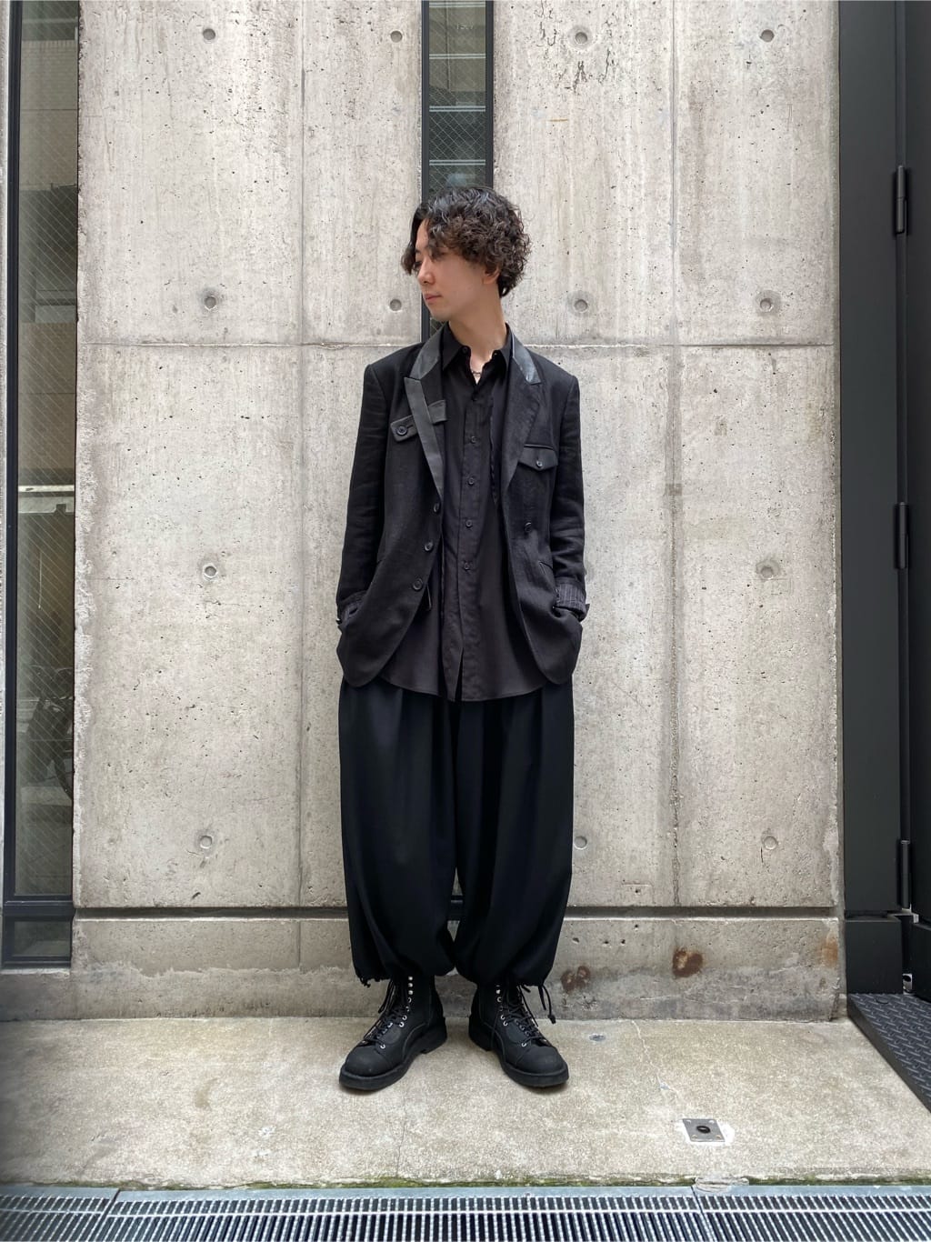 ヨウジヤマモト サルエルパンツ バルーンシルエット STAFF STYLING
