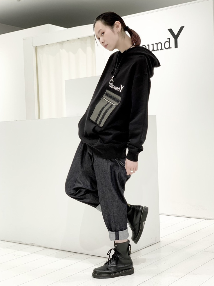 Y's ワイズ ヨウジヤマモト ブラックデニム サルエルパンツ STAFF