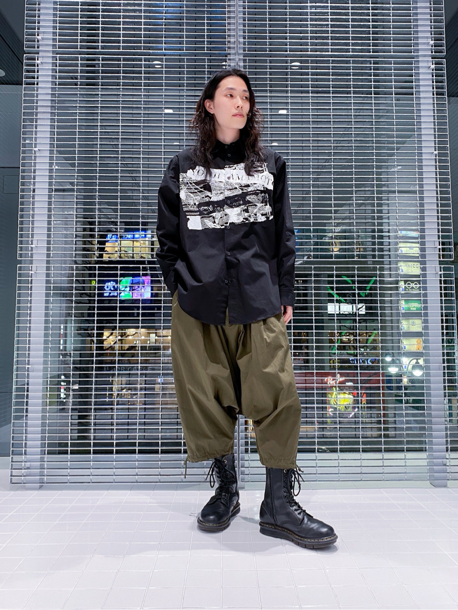 yohjiyamamoto GroundY グラウンドワイ サルエルパンツ ヨウジヤマモト