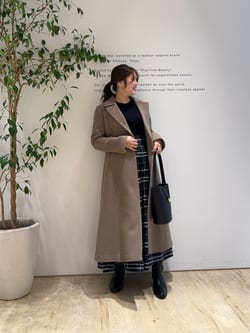 ベルト付ロングチェスターコート | コート | Apuweiser-riche