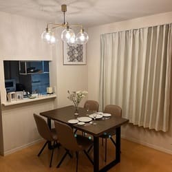 ニトリ ガラスペンダントライト 5灯 ゴールド ガラスペンダントライト