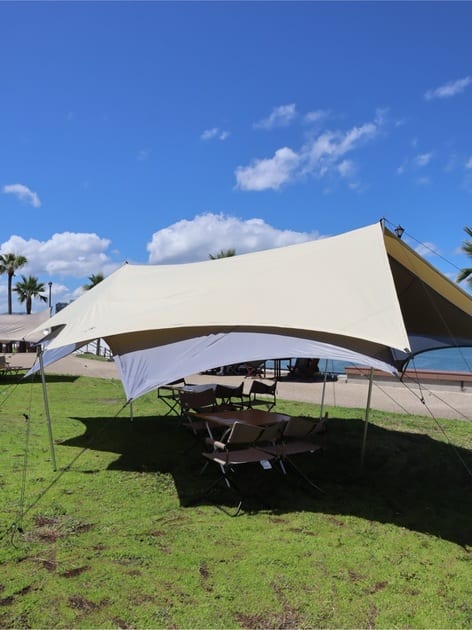 ワンアクションテーブルロング Light Bamboo| スノーピーク(Snow Peak)