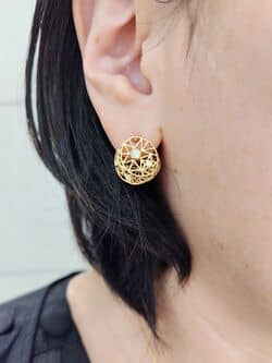 K18YG ダイヤモンド ピアス＜ “Wish upon a star®” カード＞|festaria