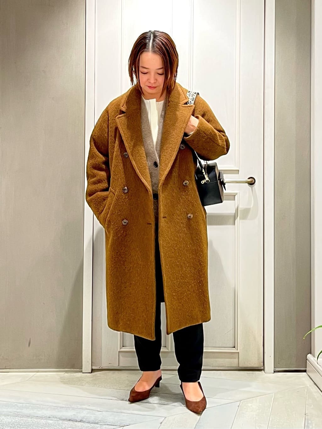 極美品 マッキントッシュフィロソフィーモヘアシャギーダブル