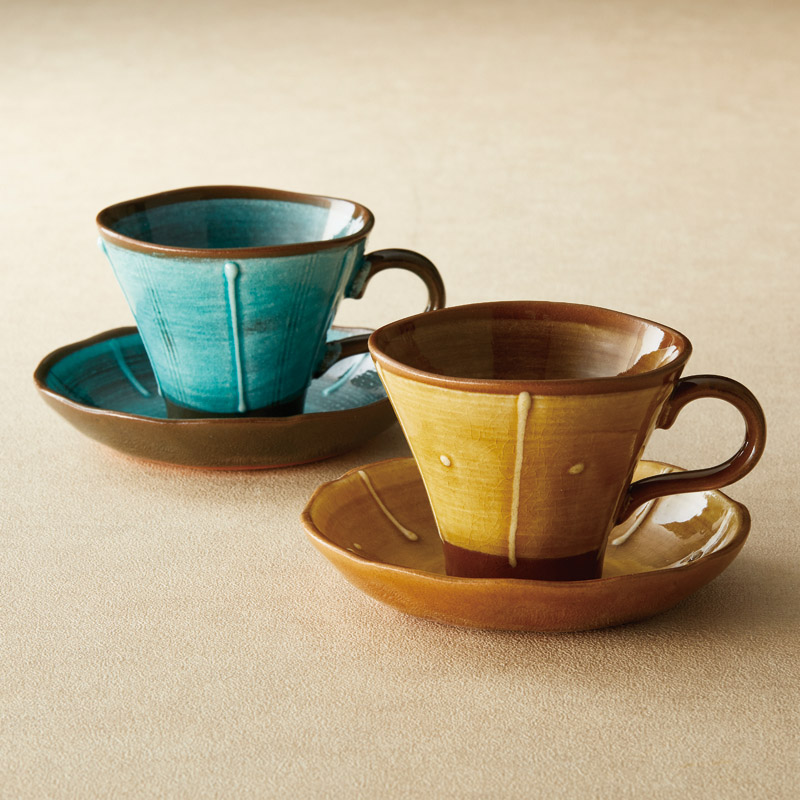 高級品楽焼窯元三代松楽茶器茶道具 黒色陶器 木箱付き 赤楽