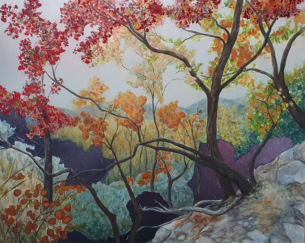 Christine Bleny,クリスティン・ブレニー作大型油絵オリジナル作品