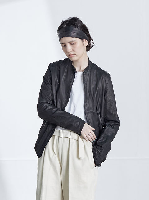 Sisii シシ シングルライダース ウォッシャブル レザージャケット