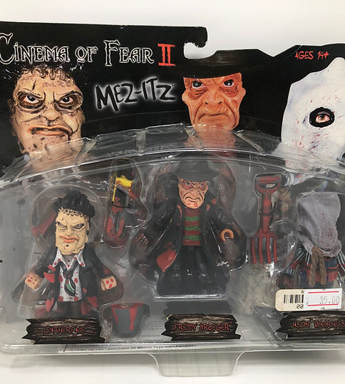 Mez-Itz Cinema of Fear II Leatherface, Freddy Krueger, Jason