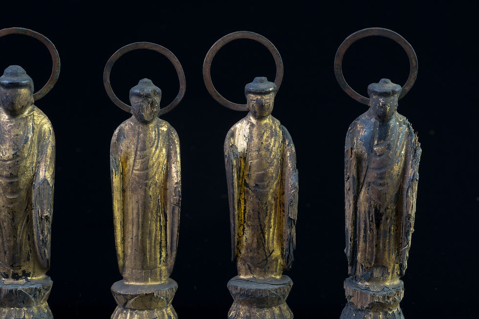 値下げ‼️時代‼ 古仏『木造 阿弥陀如来立像』江戸期 総高44㎝