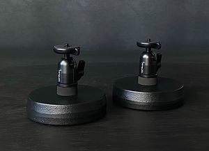 美品 MH Audio WAON スピーカー ナチュラル + 純正スタンド 美品 MH