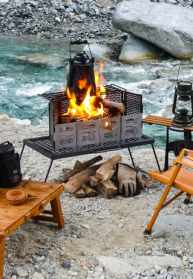 サンゾー工務店 アイアンテーブルミニ IRON TABLE mini ケース付き