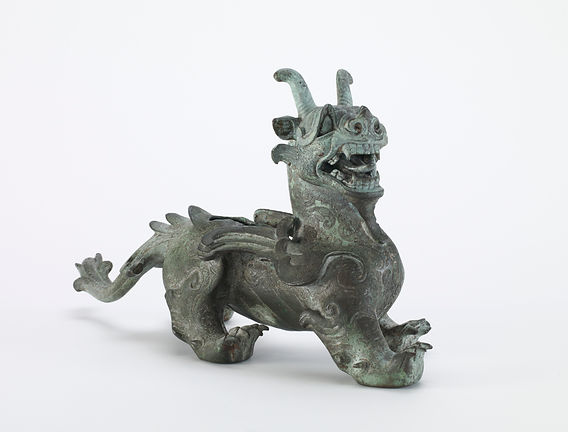 漢代筆記vol.4 戴潤齋（J.T.Tai）青銅辟邪：弗里爾博物館所藏，對比藍