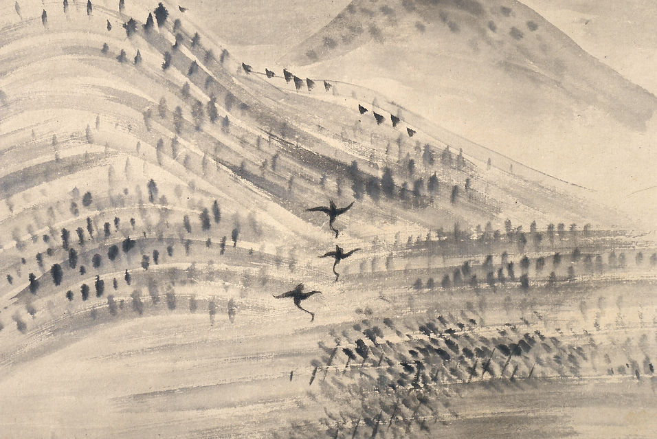 日本美術 書画・掛軸 | 墨江僑居図 岡田半江 | gallery陽々youyou | 山梨