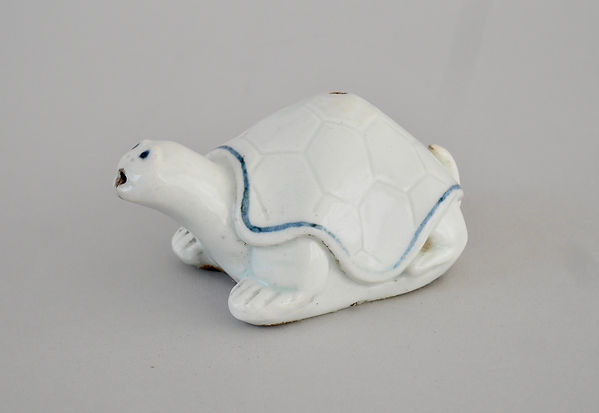 朝鮮美術 | 李朝白磁染付亀形水滴 | Gallery陽々youyou | 山梨県